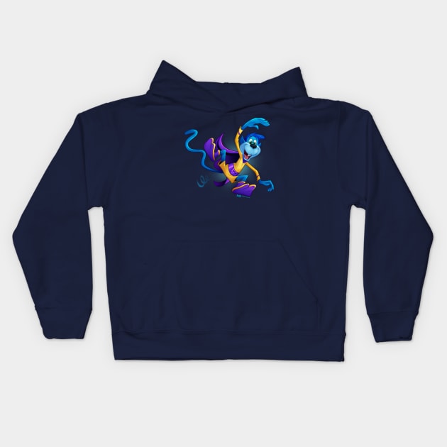 Gleekin' Out Kids Hoodie by markpaulik